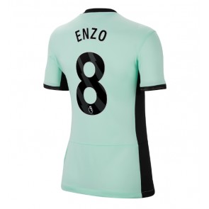 Chelsea Enzo Fernandez #8 Replika Tredjetrøje Dame 2023-24 Kortærmet